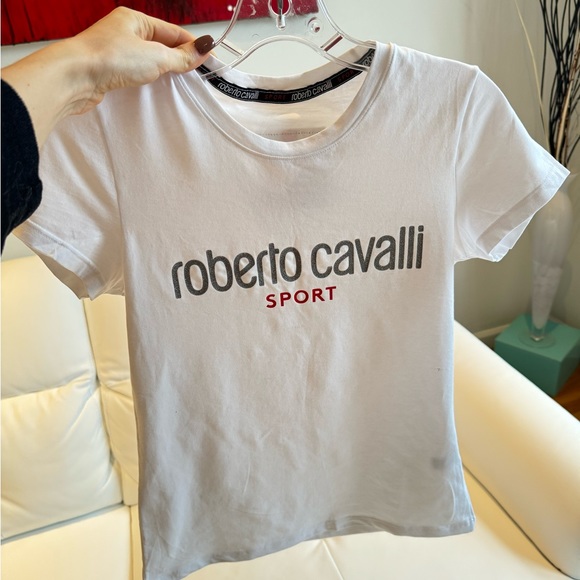 Roberto Cavalli Women’s Tee Top T Shirt White Size XS - Picture 3 of 7
